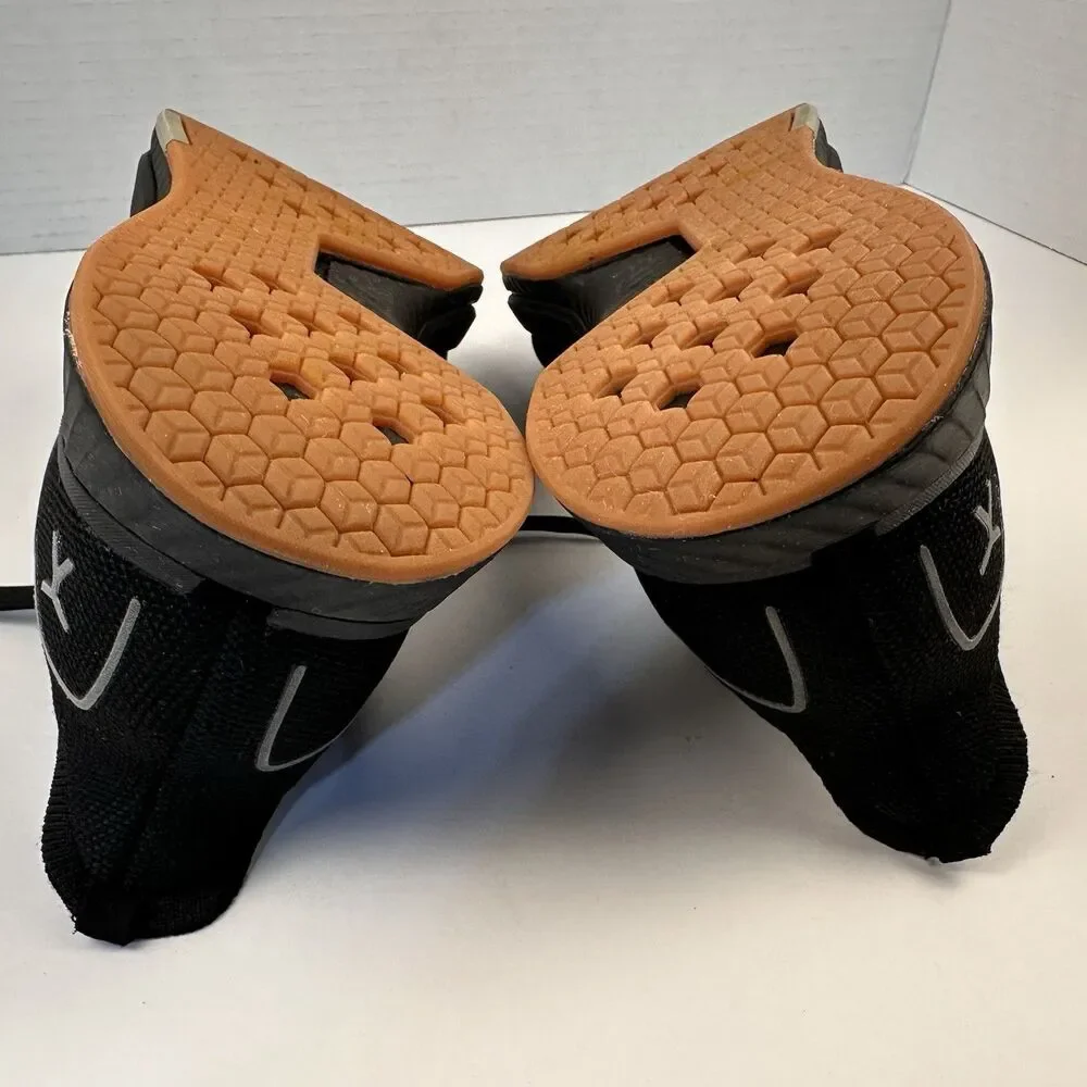 Flux Footwear Adapt Runner Black Gum Knit Minimalist Running Shoes M SZ 4/W SZ 6